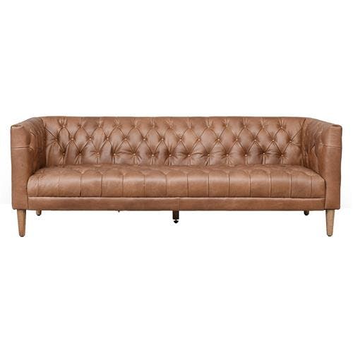 Breanne Leather Sofa - Small