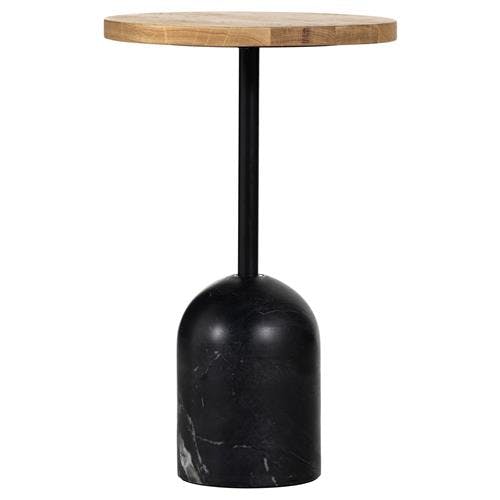 Roman Round Marble Accent Table