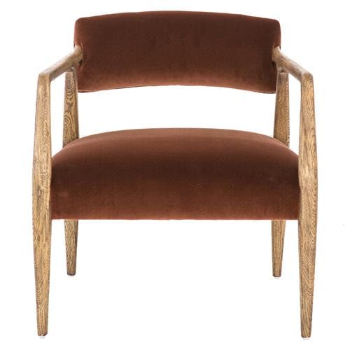 Edith Velvet Arm Chair