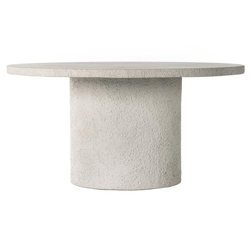 Charlize Indoor / Outdoor Round Dining Table - White