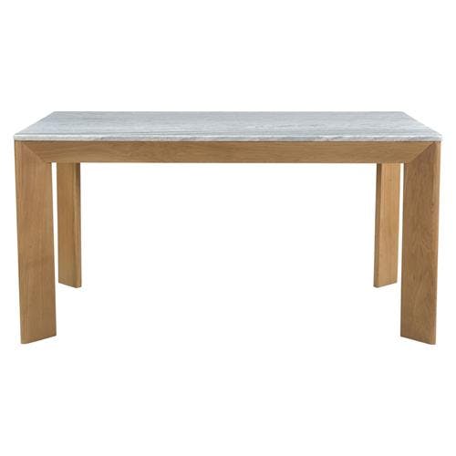 Huitink Dining Table - Gray/Natural / 60"W