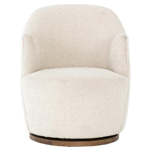 Margie Swivel Chair - Natural Boucle