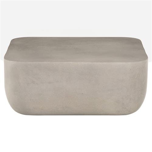 Mara Square Grey Concrete Indoor/Outdoor Coffee Table