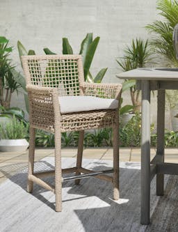 Beverly Indoor / Outdoor Counter Stool - Natural
