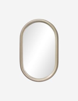 Vivaan  Oval Mirror - Natural