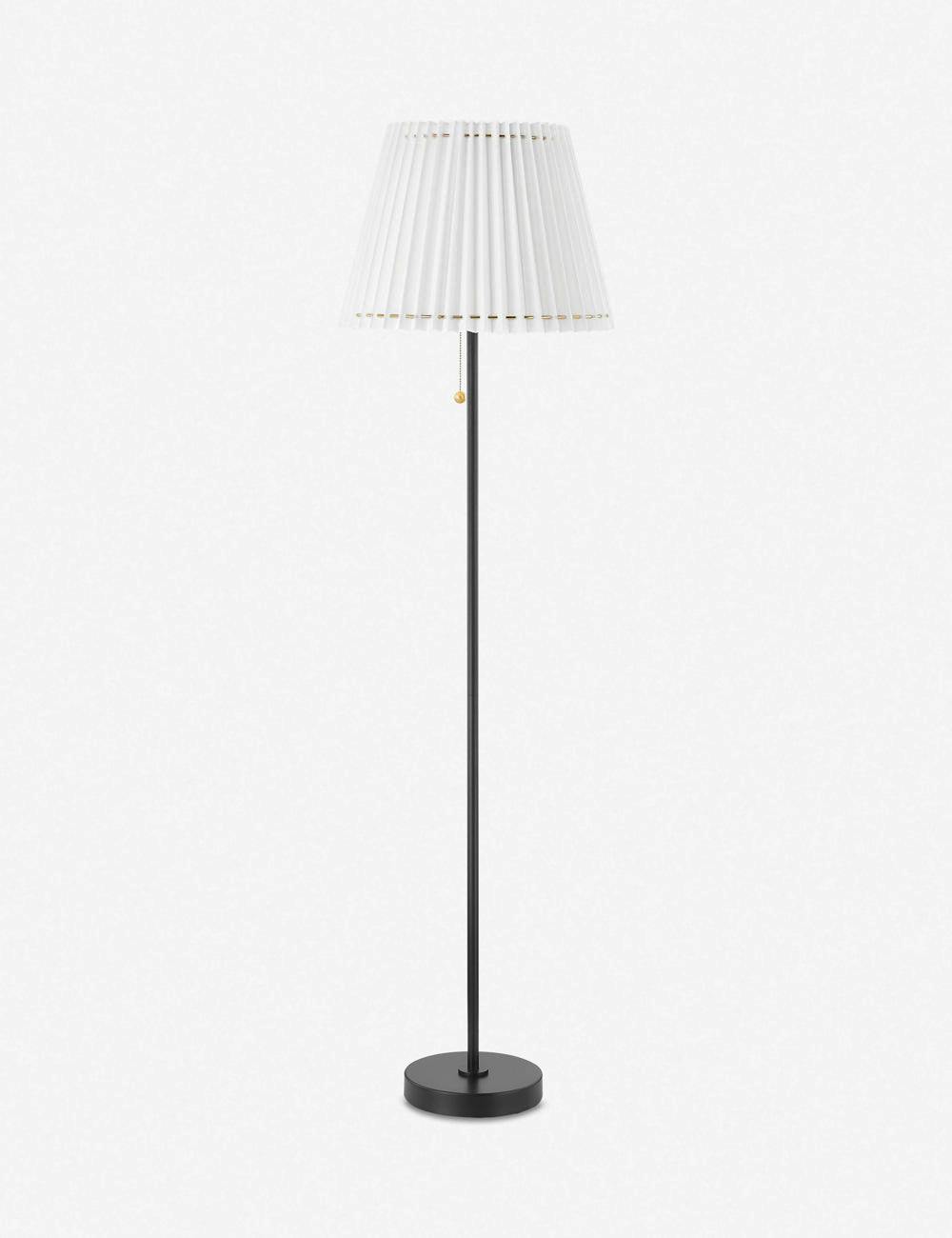 Cosette 62" Black Transitional Floor Lamp