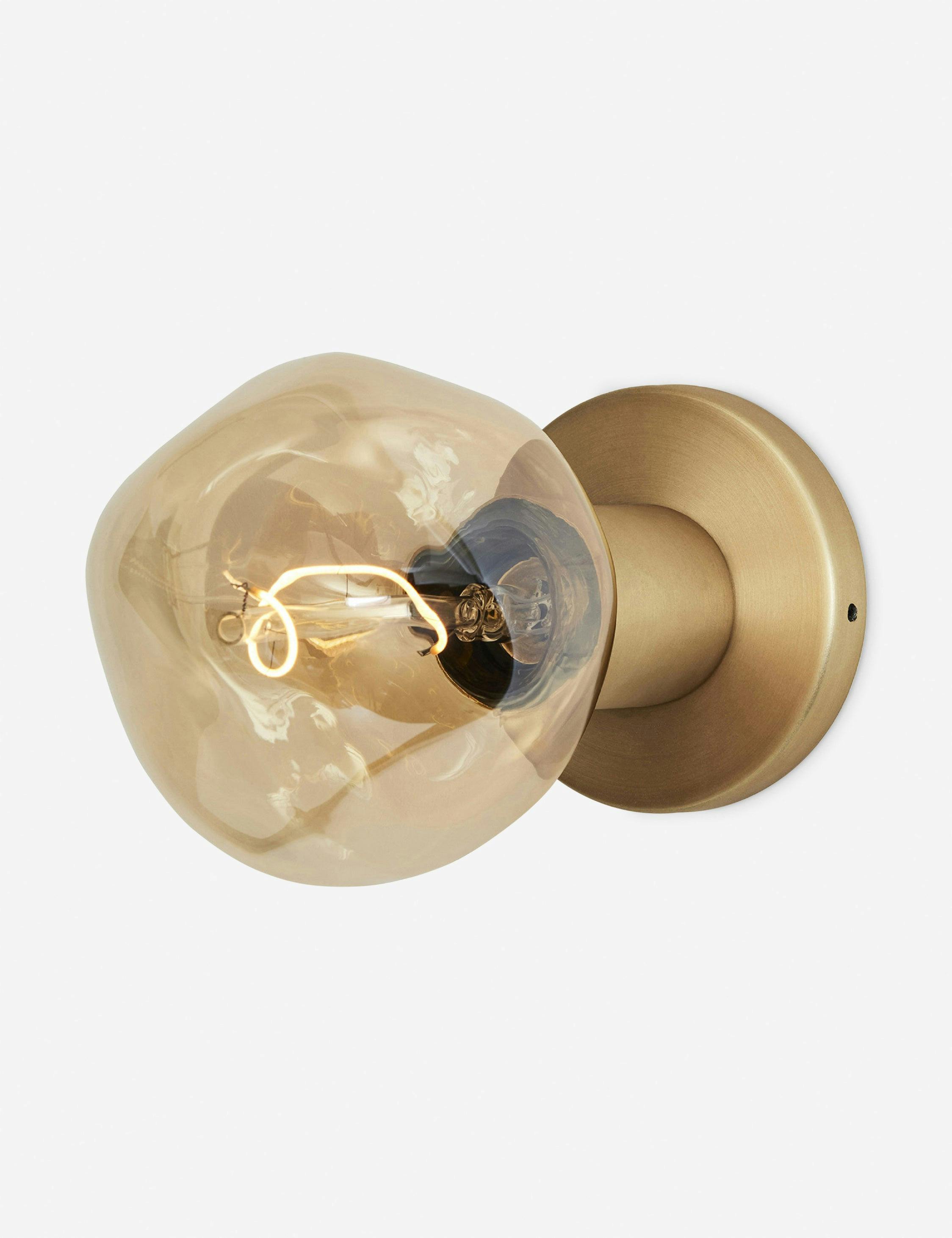 Elegant Brass Tala Voronoi I Dimmable Wall Sconce