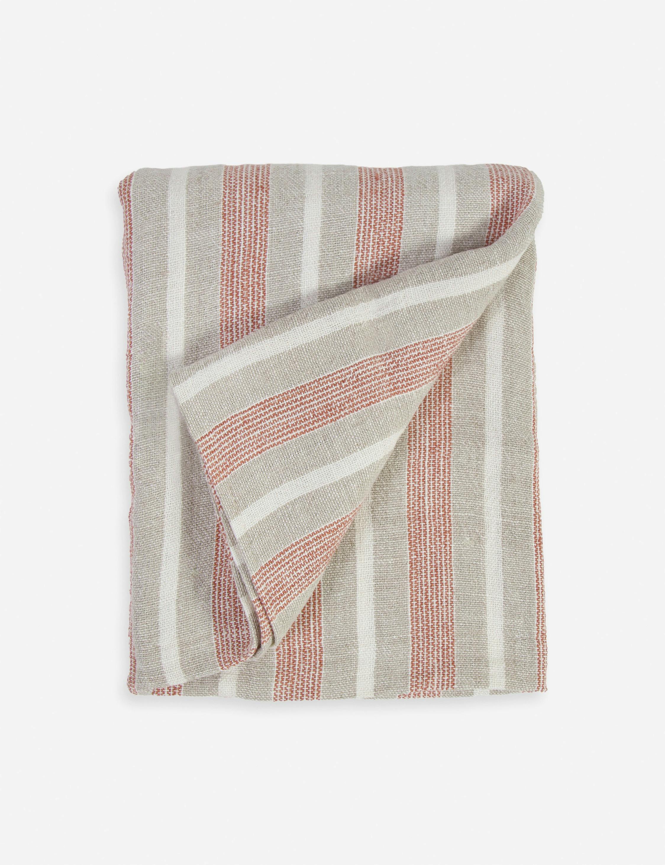 Montecito Queen-Size Cozy Knitted Linen Blend Blanket