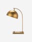 Otto Natural Brass Mid-Century Desk Lamp