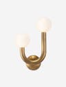 Happy Sconce by Regina Andrew - Natural Brass / Left Facing