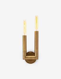 Wolfe Sconce by Regina Andrew - Natural Brass