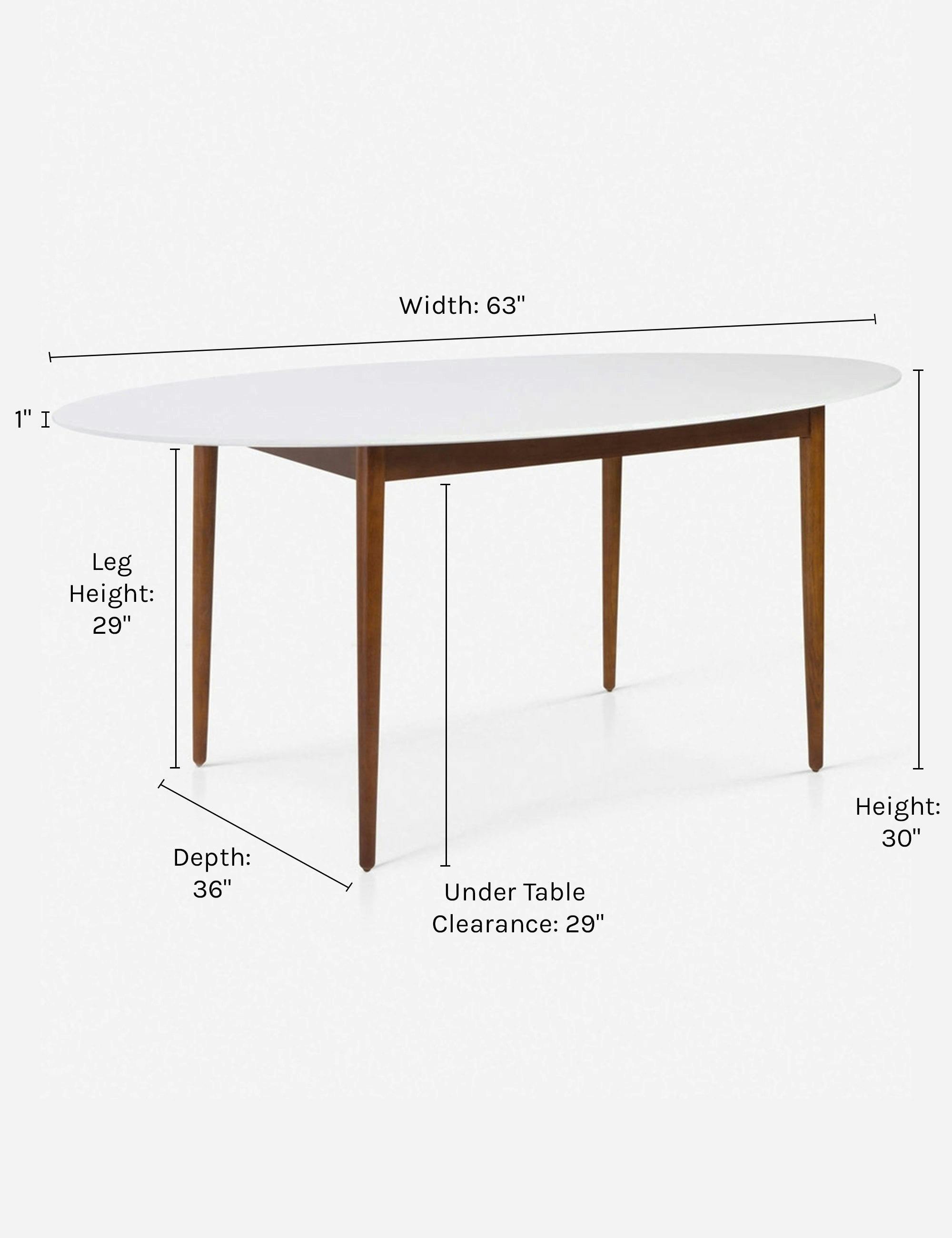 Cici Oval Dining Table