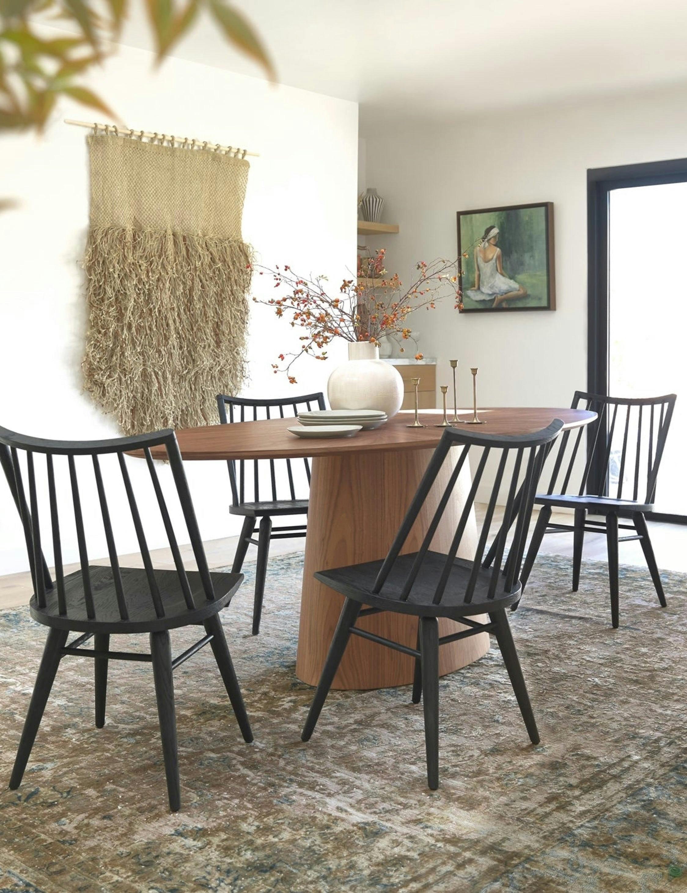 Beth Oval Brown Dining Table