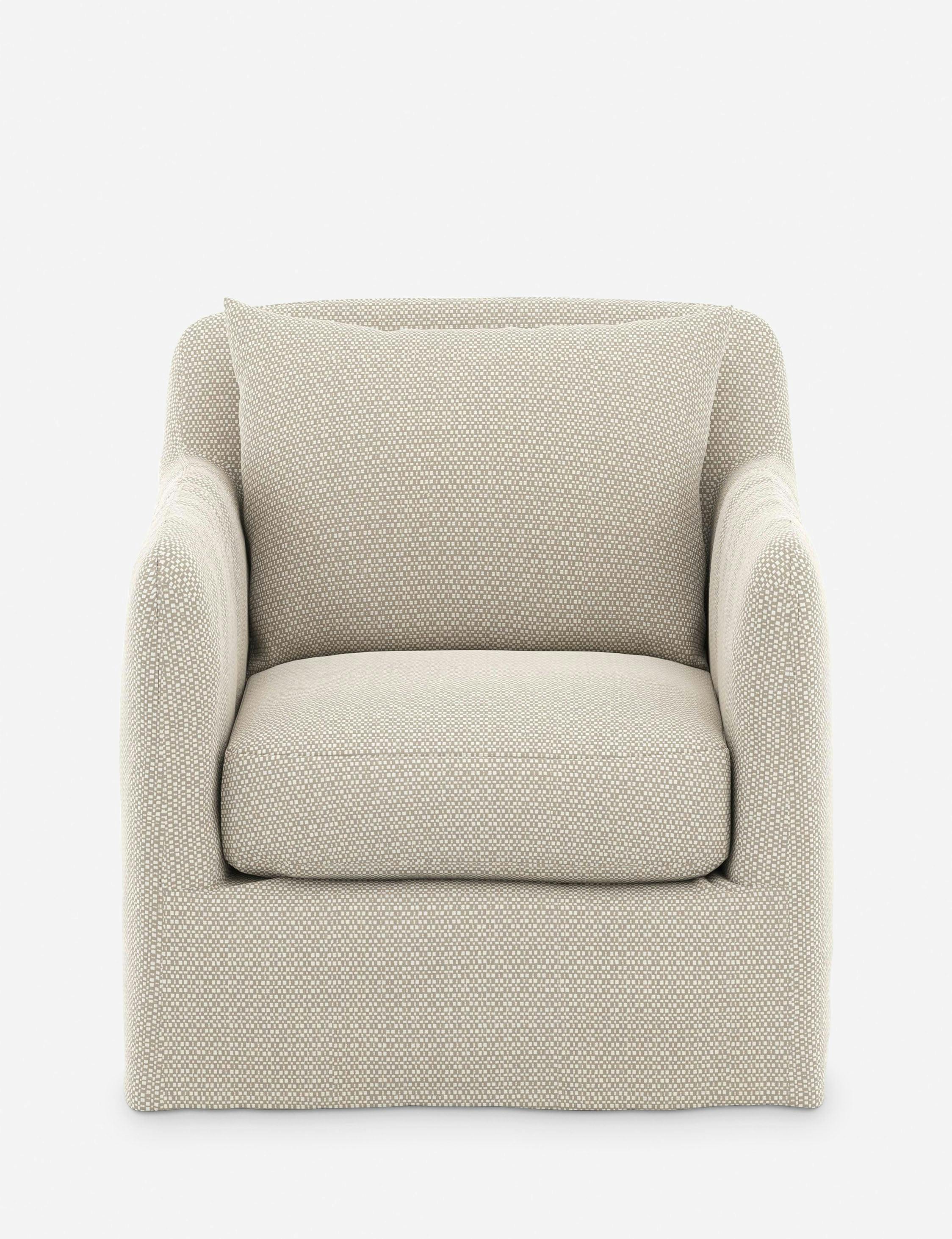 Sakura Indoor / Outdoor Swivel Chair - Sand