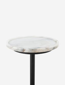 Nicholas Side Table - White Marble