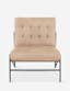 Anouk Tan Leather Accent Chair