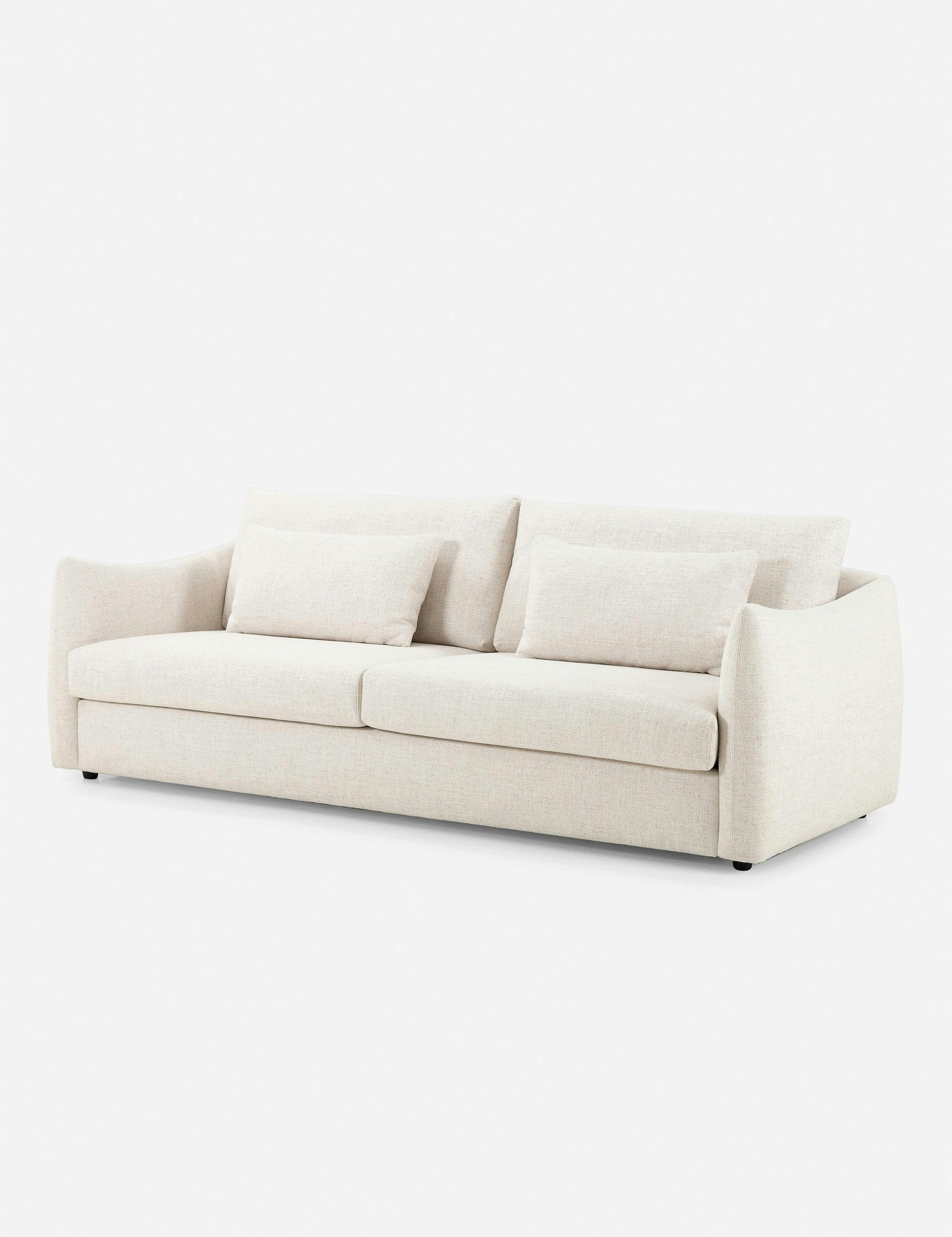 Madsen 92" Dover Crescent Upholstered Sofa