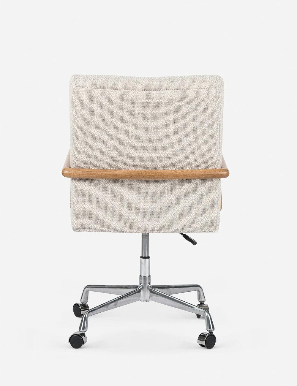 Lisa Office Chair - Dove Gray Performance Fabric