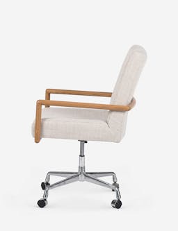 Lisa Office Chair - Dove Gray Performance Fabric