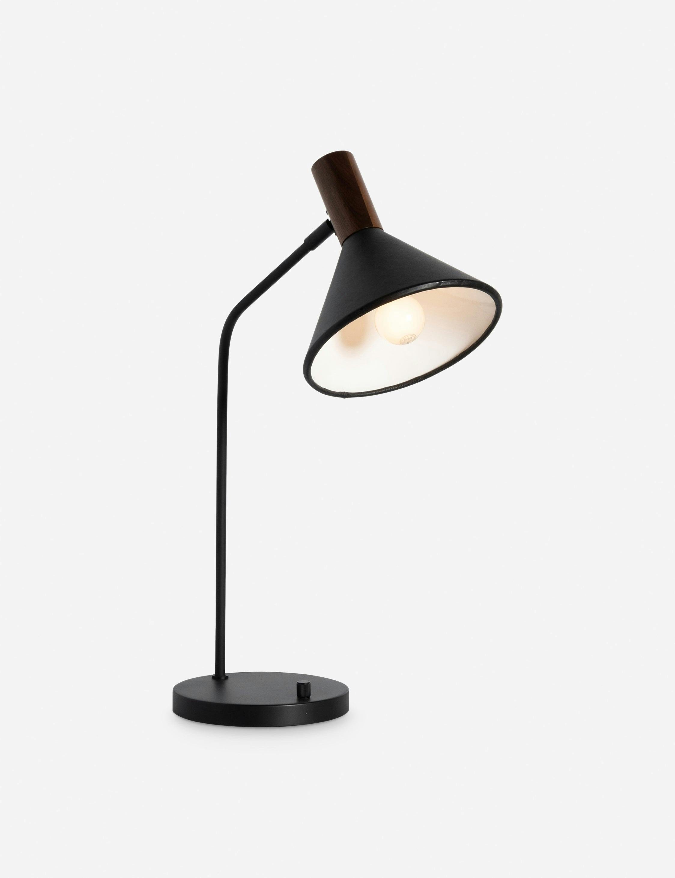 Doherty Black Desk Table Lamp