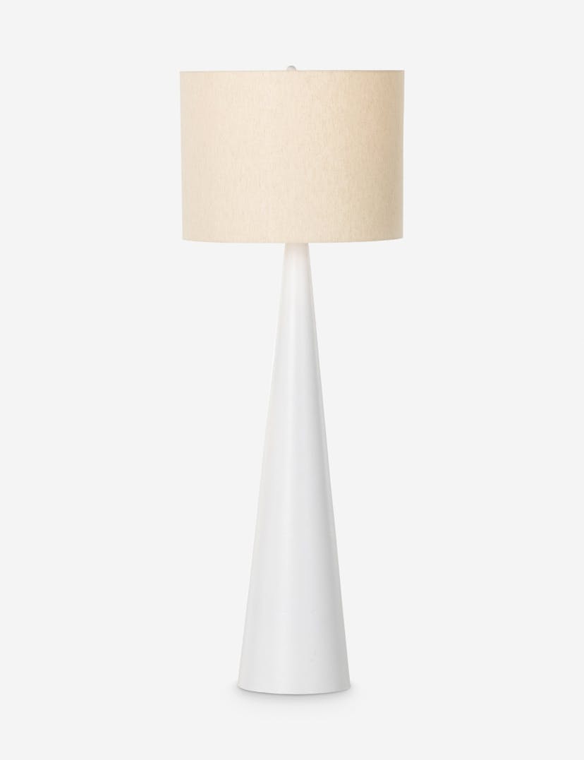 Saqlain Floor Lamp - White