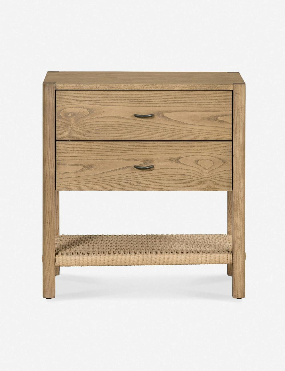 Laird 2-Drawer Natural Nightstand