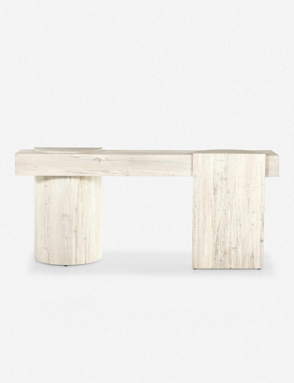 Wells Console Table - Spalted
