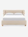 Tomi Platform Bed - Cream / King
