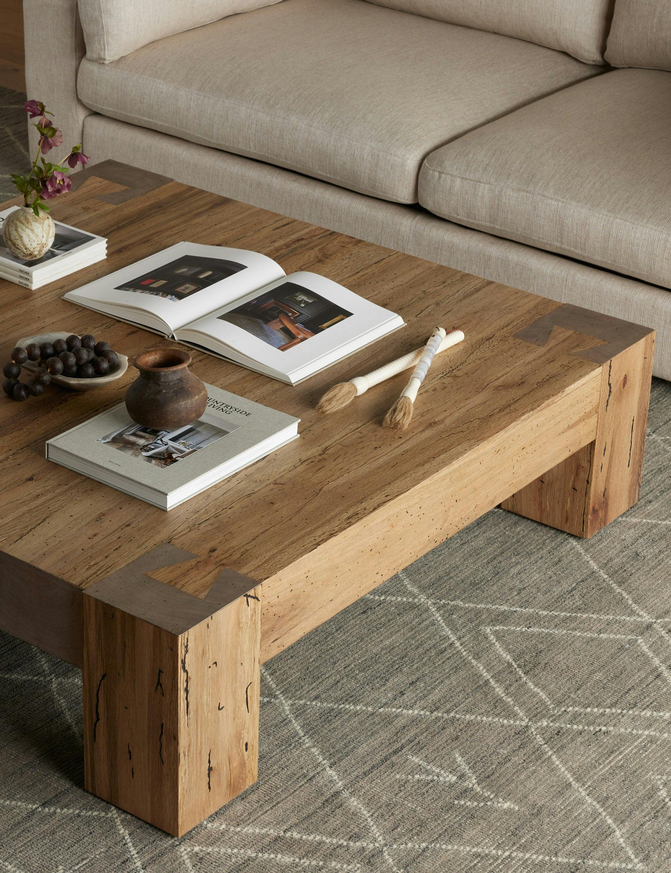 Bevan Square Natural Oak Coffee Table