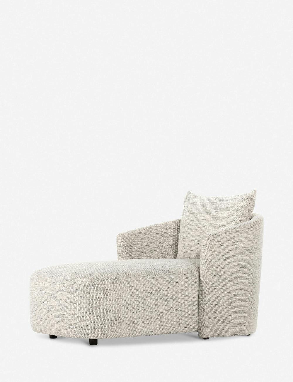 Juniper Grey Modern Classic Chaise Lounge