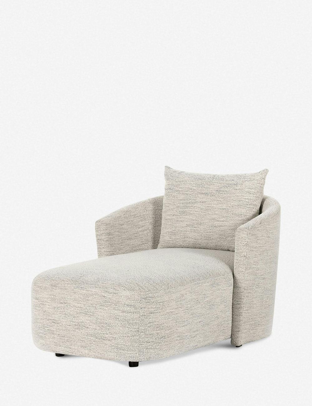 Juniper Grey Modern Classic Chaise Lounge