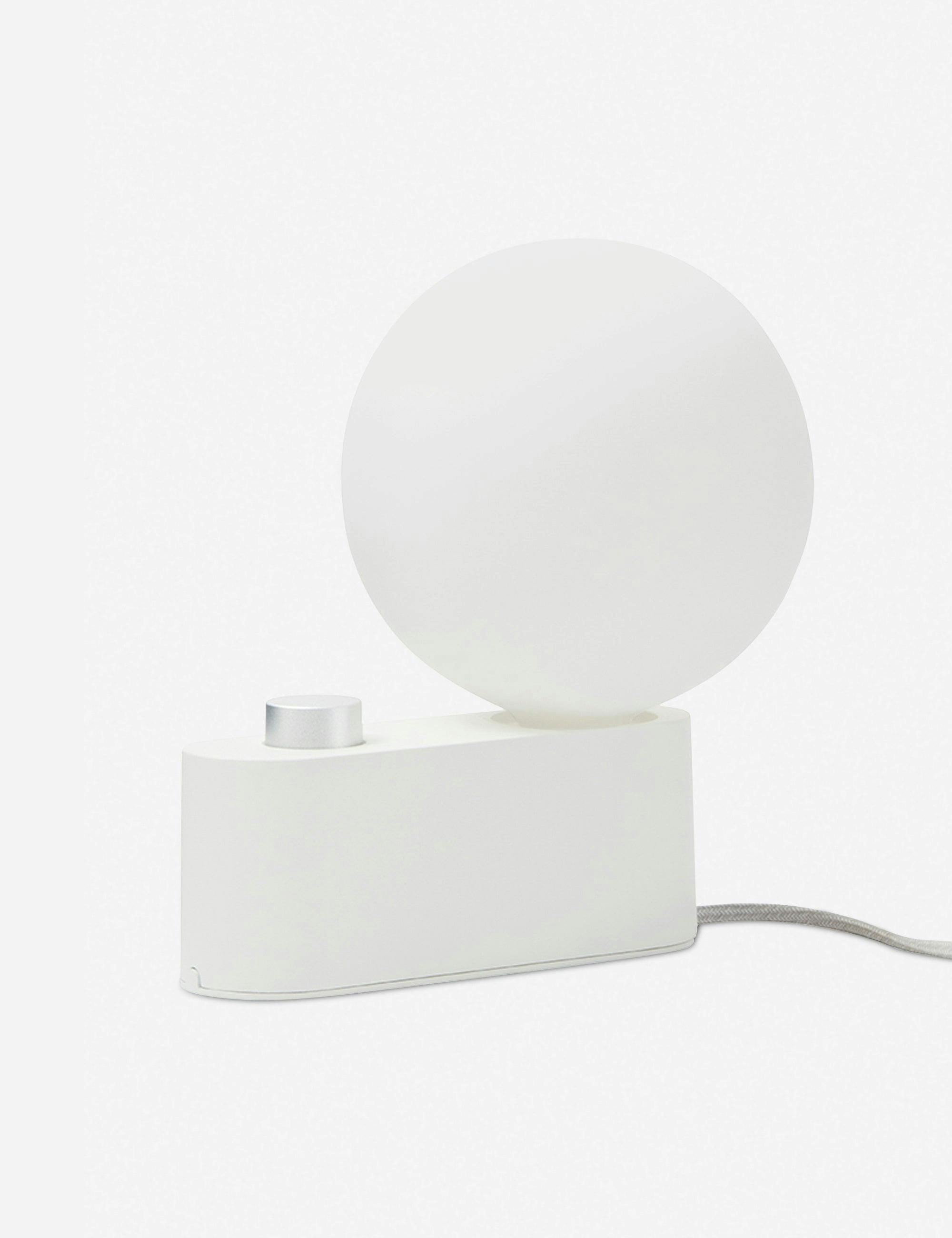 Alumina White Sphere IV Table Lamp