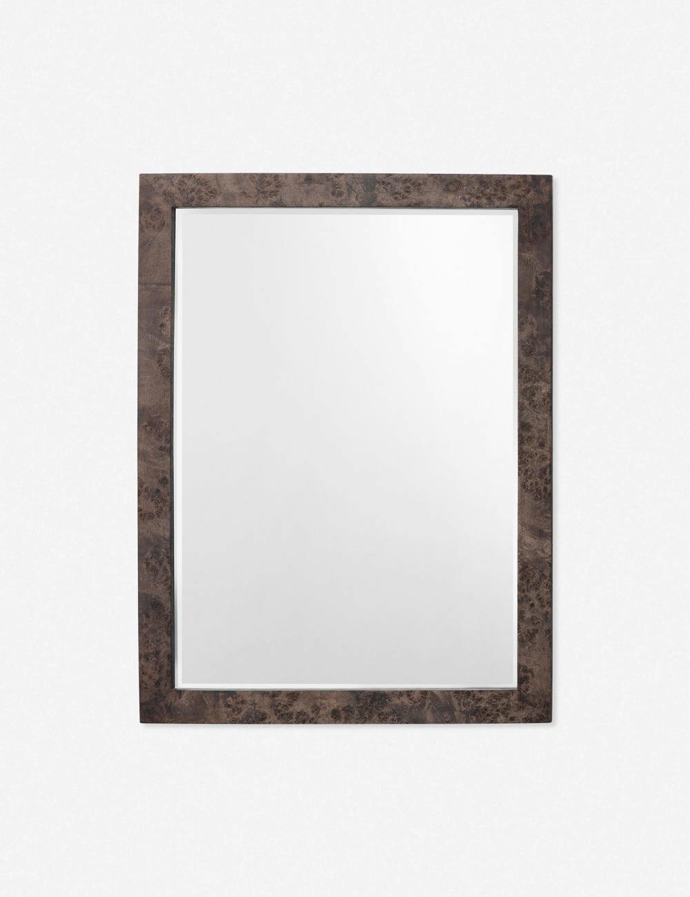 Ronan Burl Wood Mirror - Brown