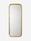 Reese Concave Rectangular Full-Length Mirror in Gold Leaf