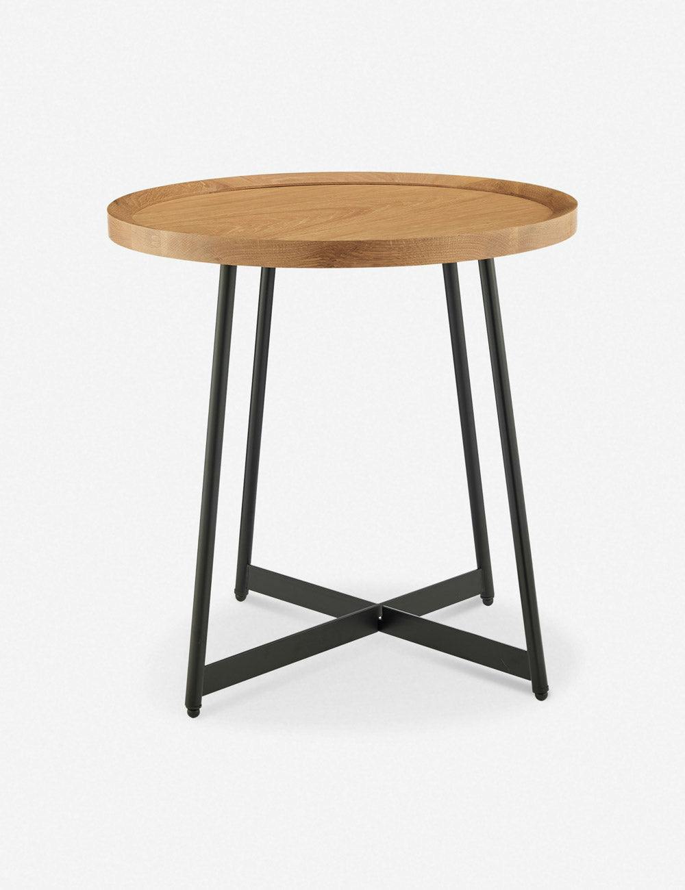 Gweneth Round Side Table - Natural