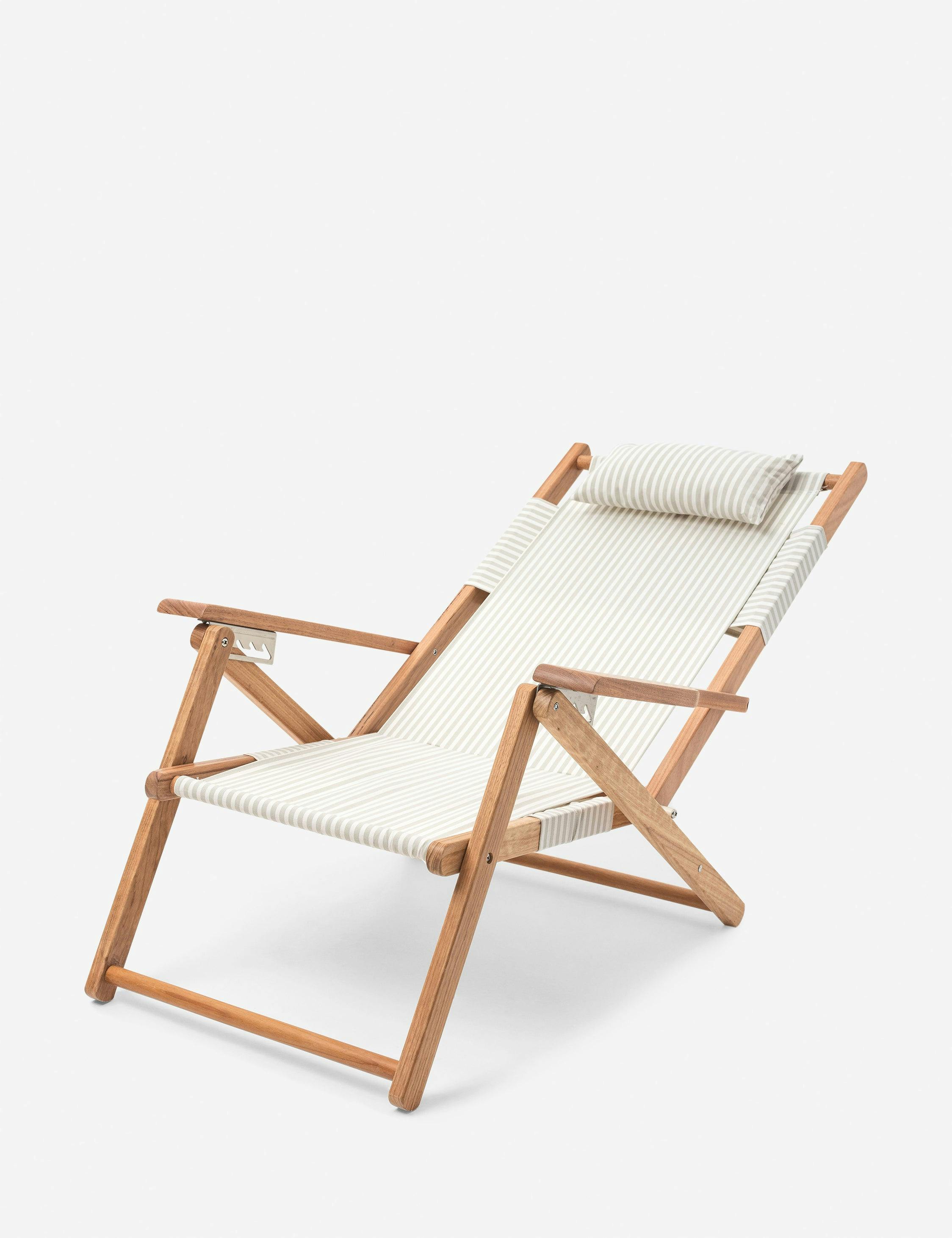 Tommy Chair by Business & Pleasure Co. - Sage Stripe