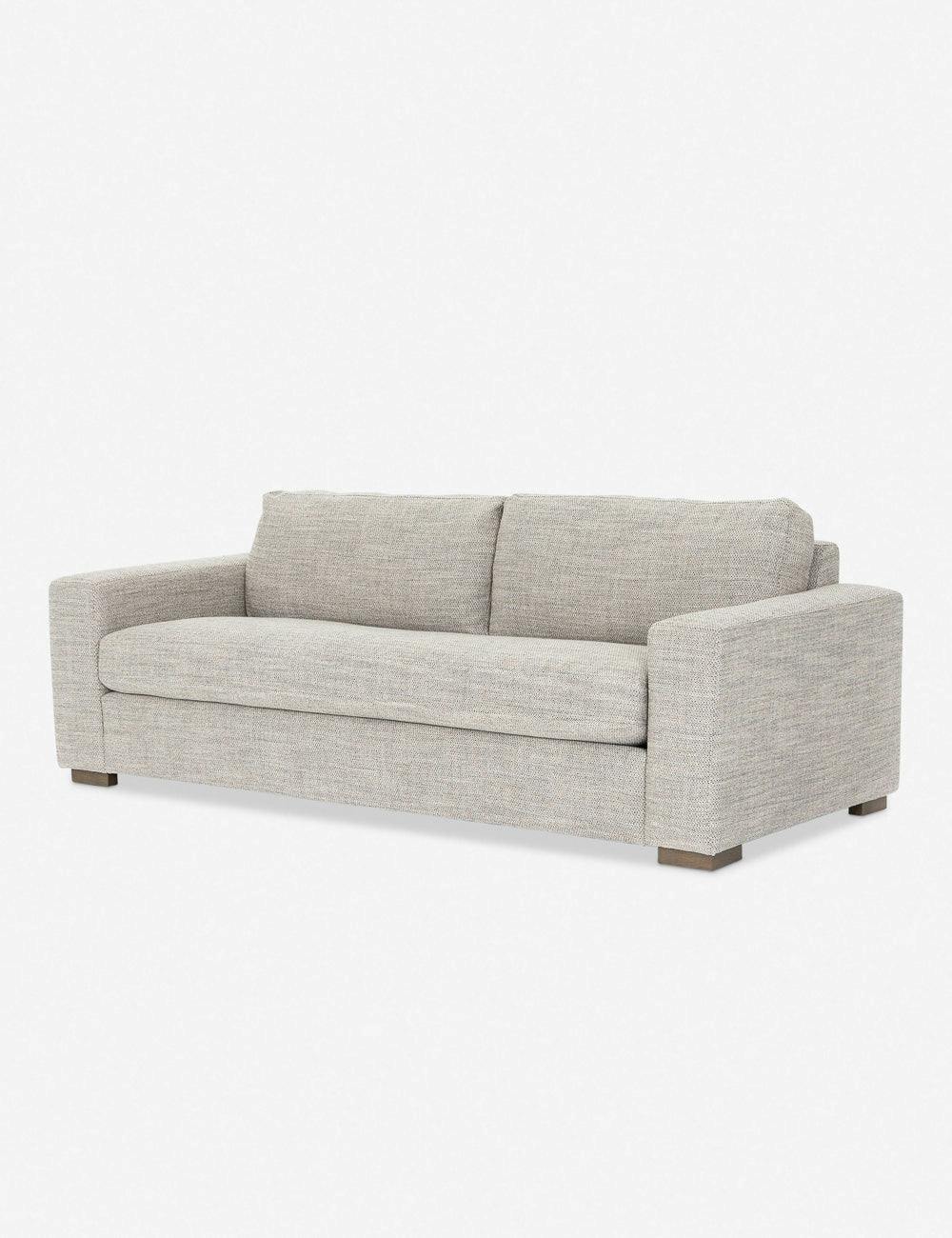 Derbie 86" Gray Upholstered Sofa