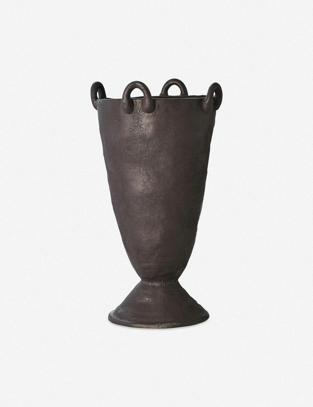 Louis Black Ceramic Decorative Vase