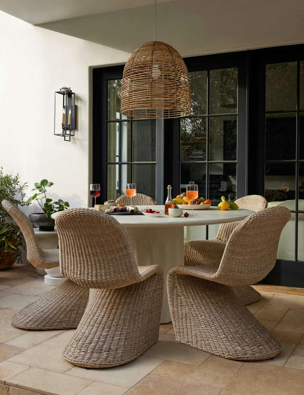 Manila Indoor / Outdoor Dining Chair - Gray Wash