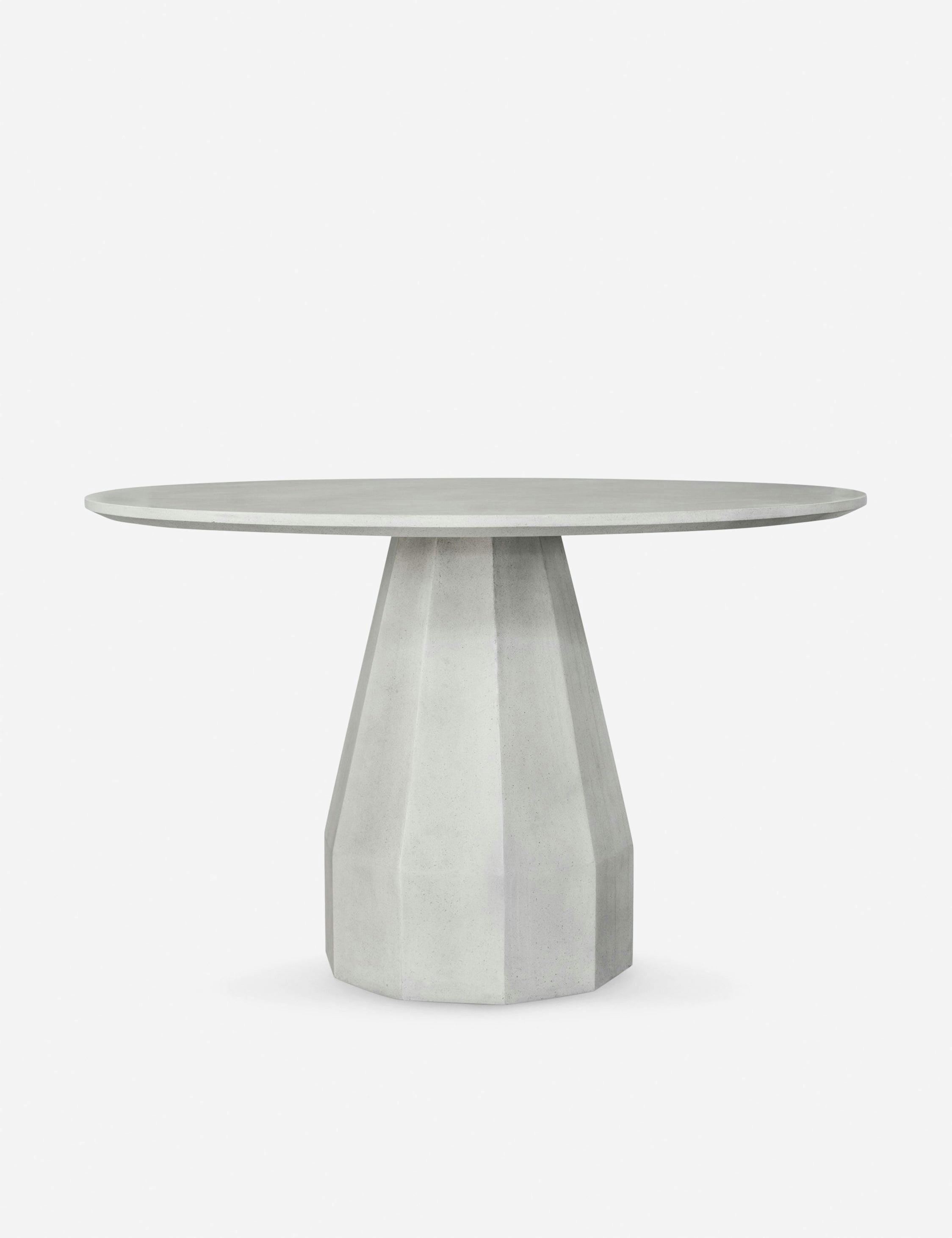 Chrysanthe Indoor / Outdoor Round Dining Table