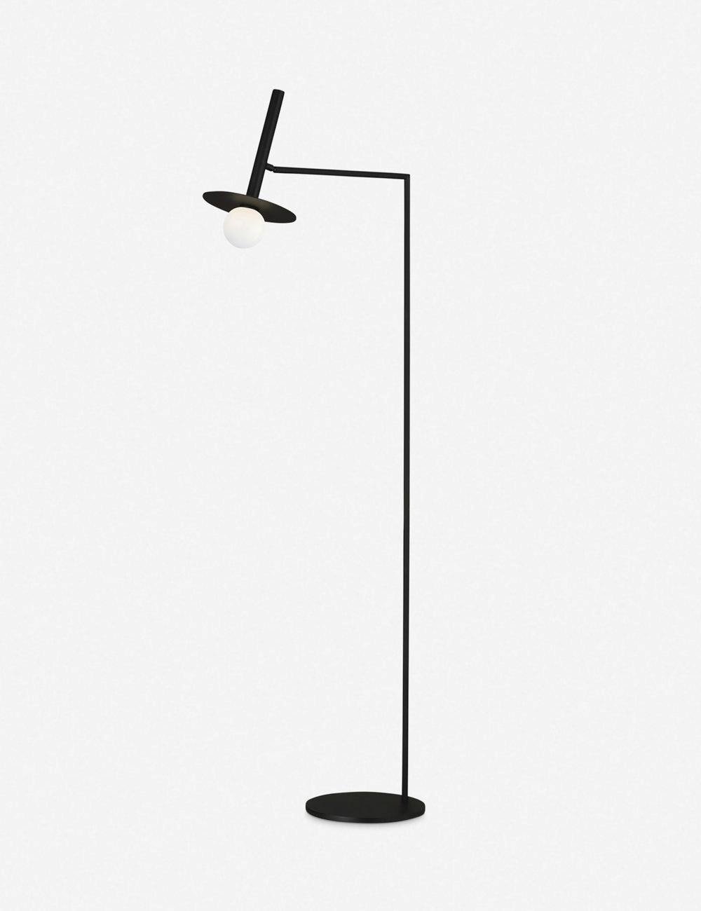Nodes Black Task Floor Lamp by Kelly Wearstler
