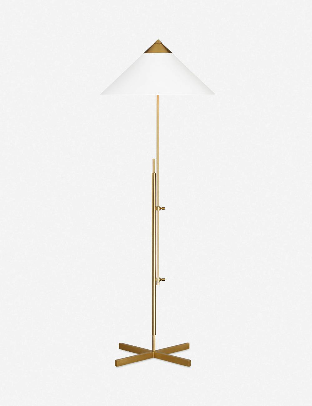 Franklin Floor Lamp by Kelly Wearstler - Burnished Brass
