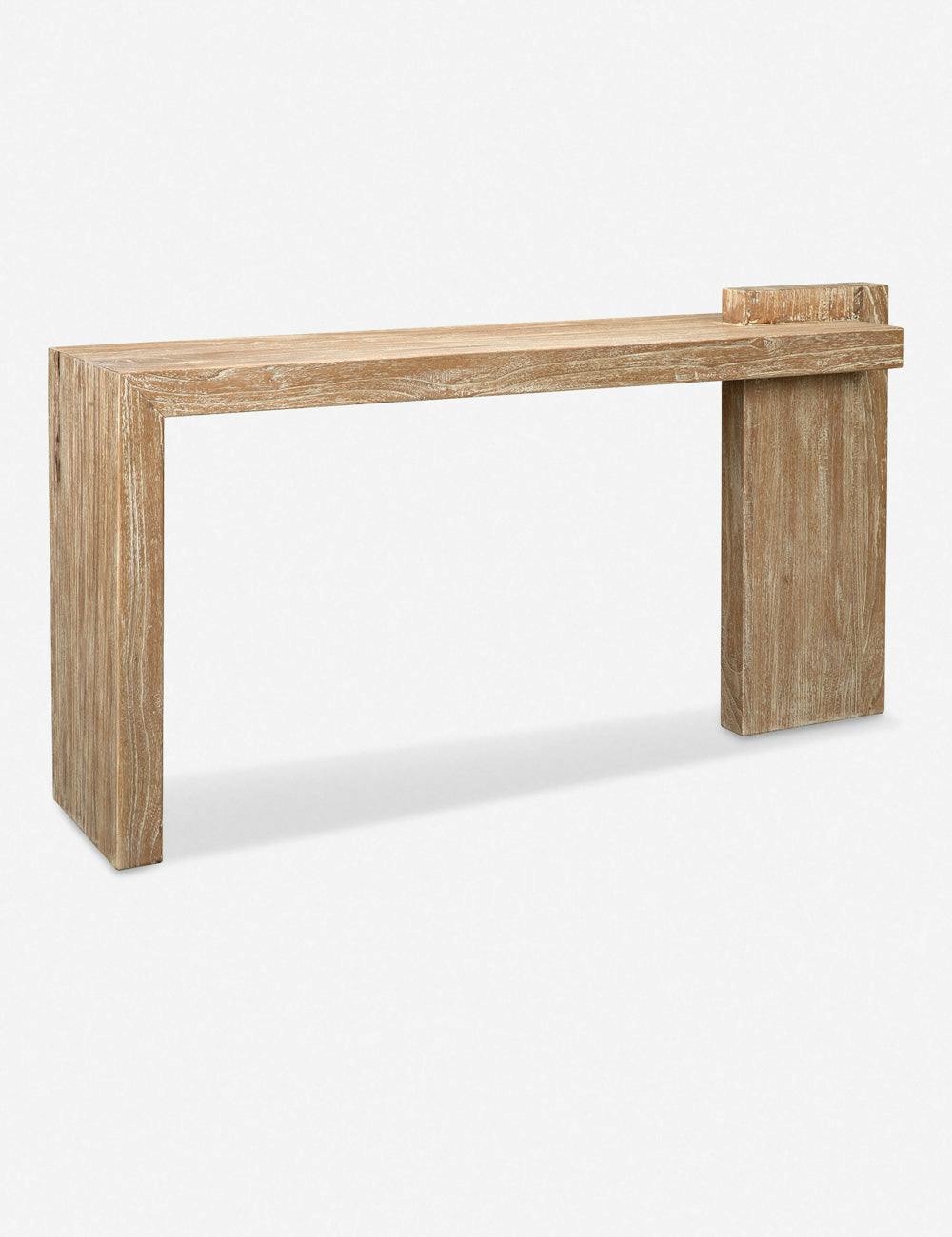 Bart Natural Distressed Mindi Console Table