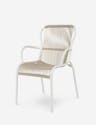 Alsop Indoor / Outdoor Dining Chair - Beige/Stone White