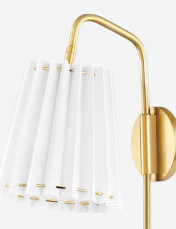 Cosette Plug-In Sconce - Antique Brass / 1 Light