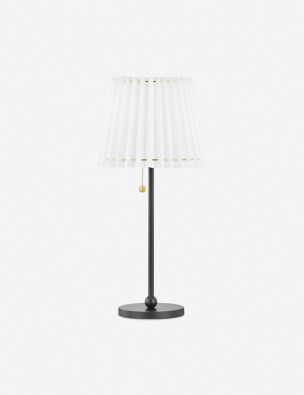 Cosette 20.25" Black Minimalist Table Lamp