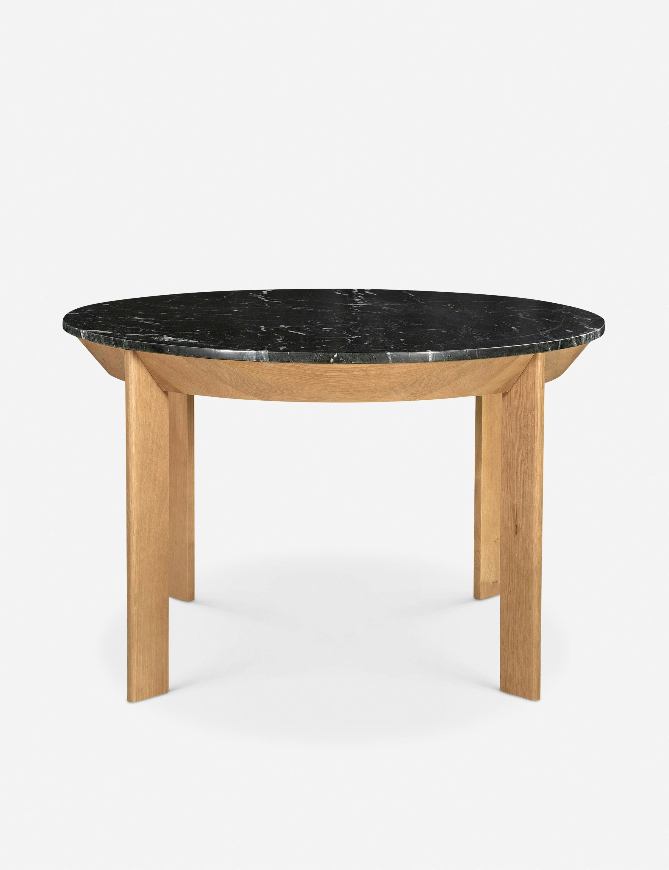Huitink Round Dining Table - Black Marble
