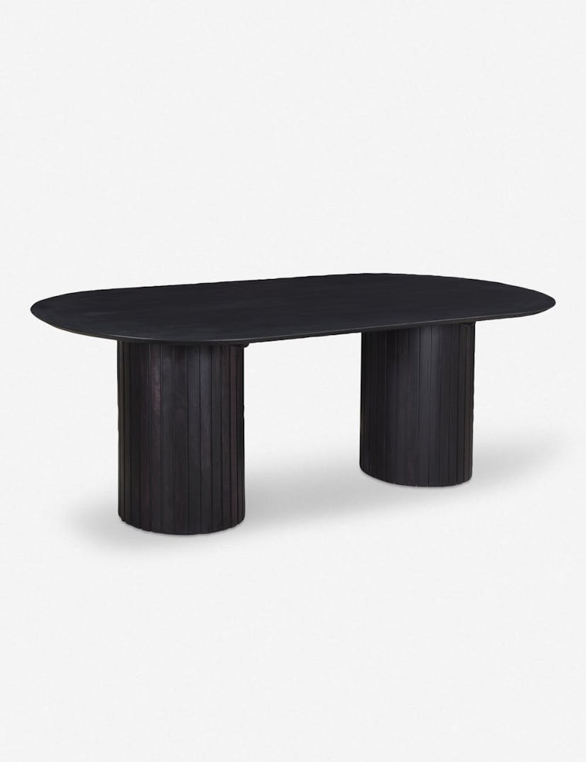 Benedict Oval Dining Table - Black