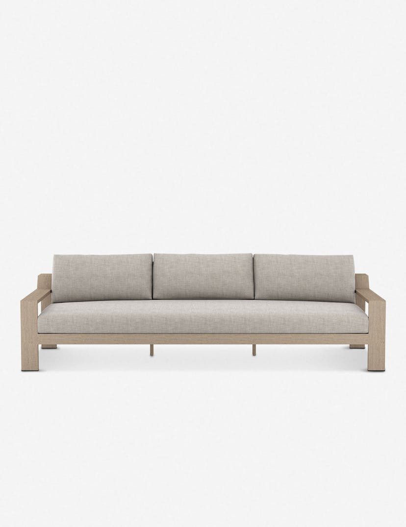 Mona Indoor / Outdoor Sofa - Gray / 106"W