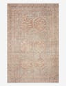 Jules Rug by Chris Loves Julia x Loloi - Tangerine and Mist / 2' x 5'
